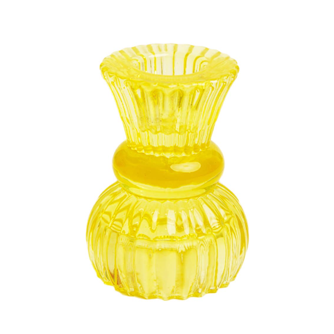 Small Glass 2-way Candle Holder