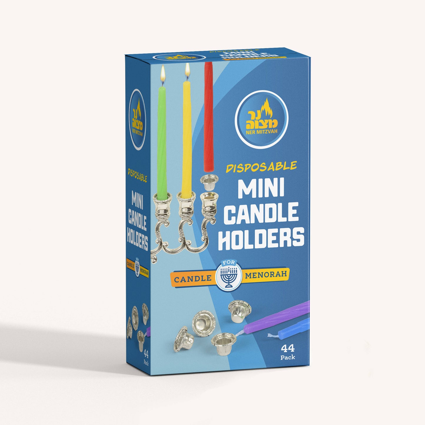 Disposable Mini Candle Holders - 44/Box