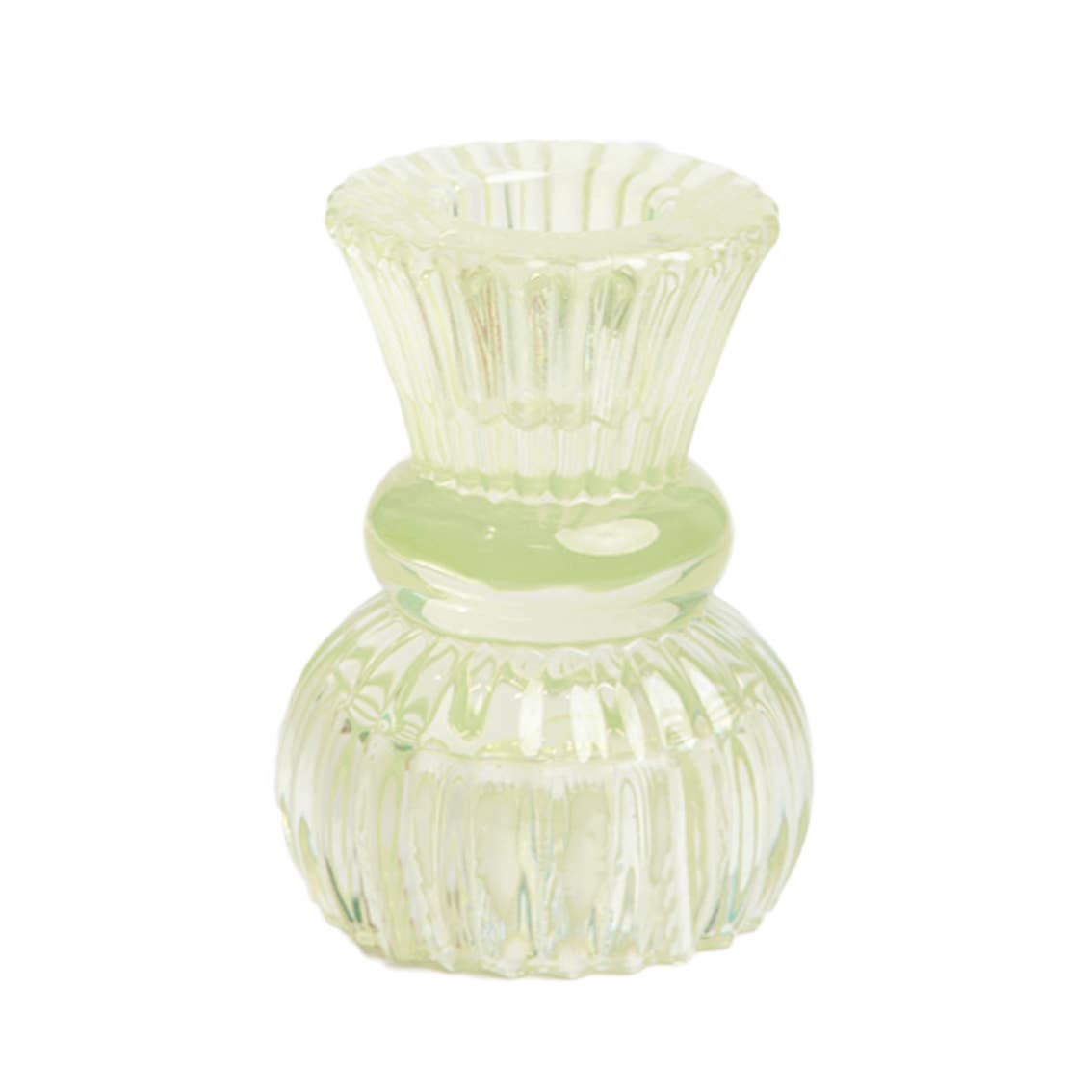 Small Glass 2-way Candle Holder