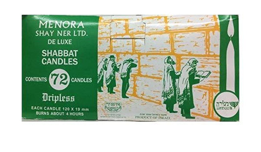Box of 72 Shabbat Candles 4hrs  SC72/4